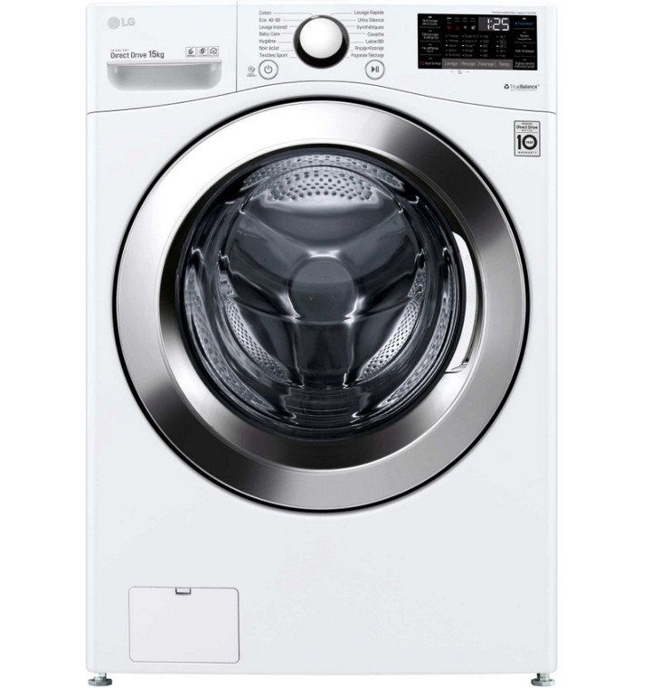 LG F51P12WH Frontlader-Waschmaschine 15 kg