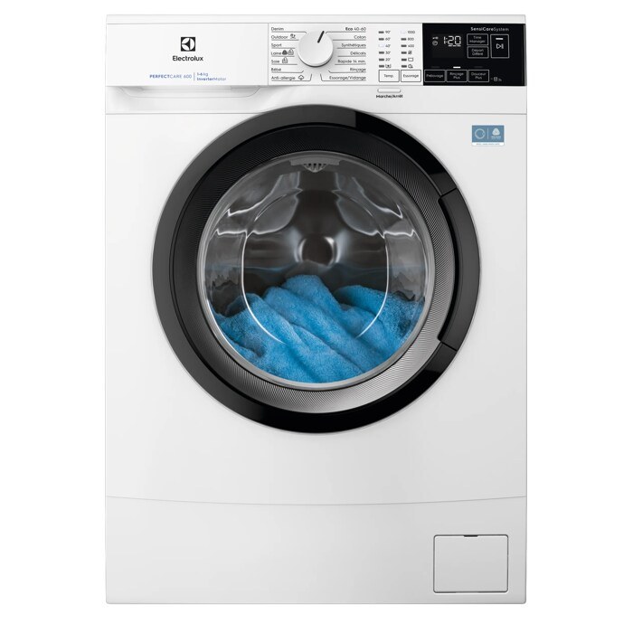 Slim-Frontlader Waschmaschine Electrolux EW6S1064NA 6 kg