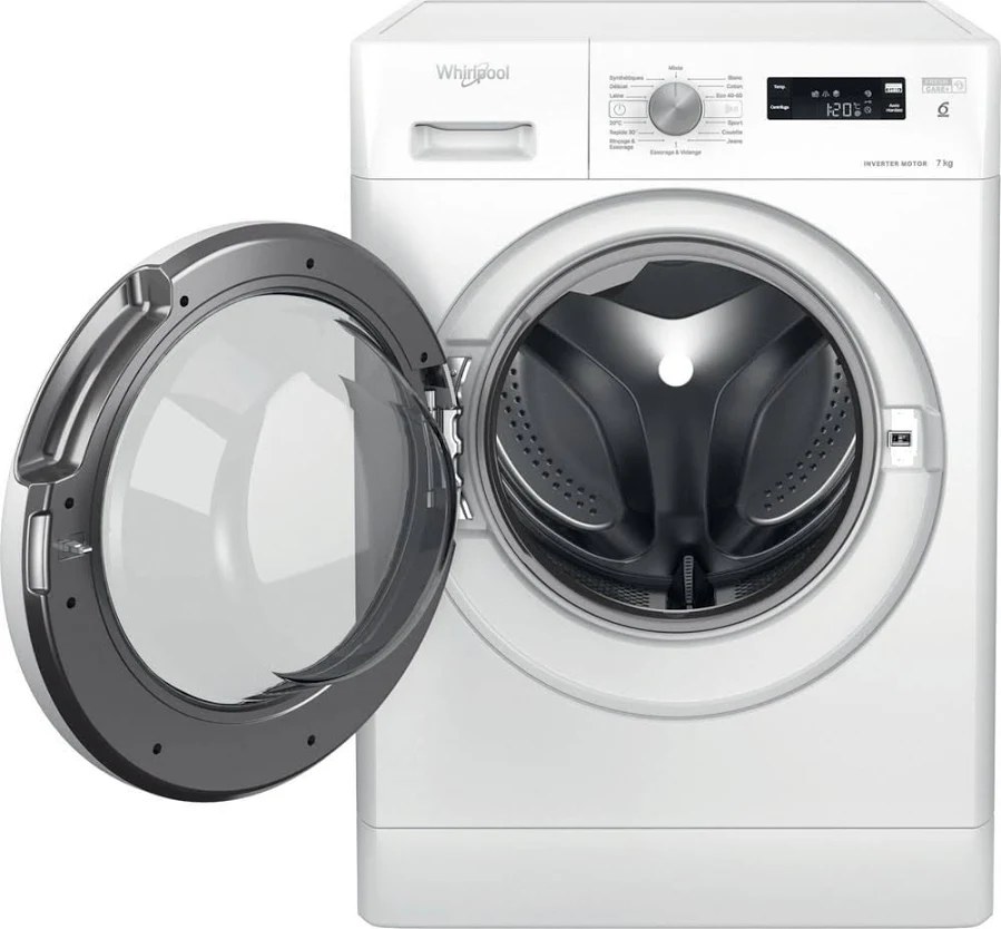 Frontlader Whirlpool FFS 7469 W FR Bullaugen 7 kg 1400 U/min